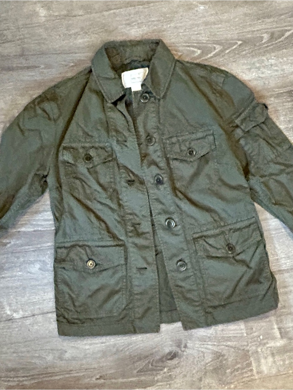 J. Crew Olive Green Utility Jacket